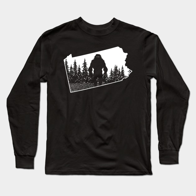 Pennsylvania Long Sleeve T-Shirt by Tesszero